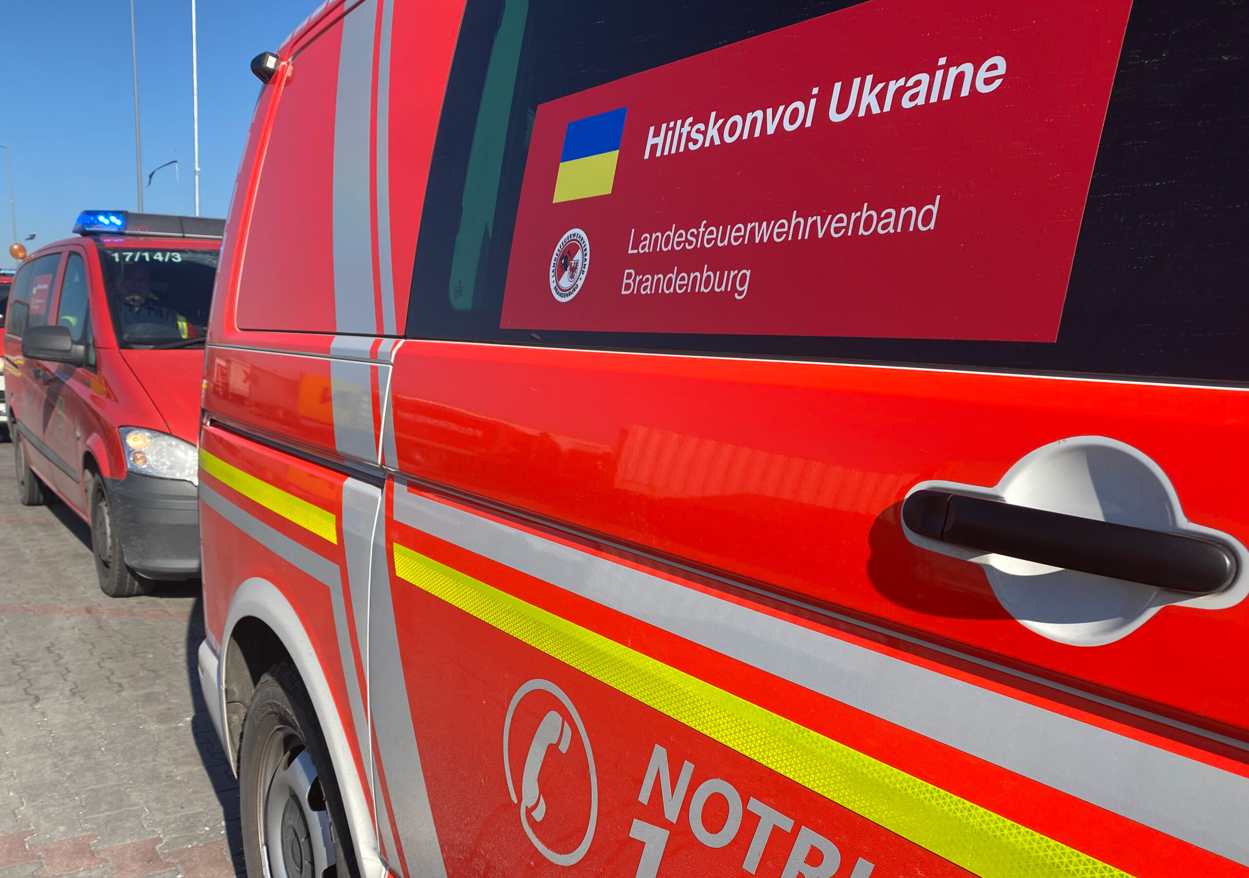 Feuerwehrhilfe Ukraine - Symbolfoto für die Distributionssoftware von Spieß & Kuhlmann eGbR